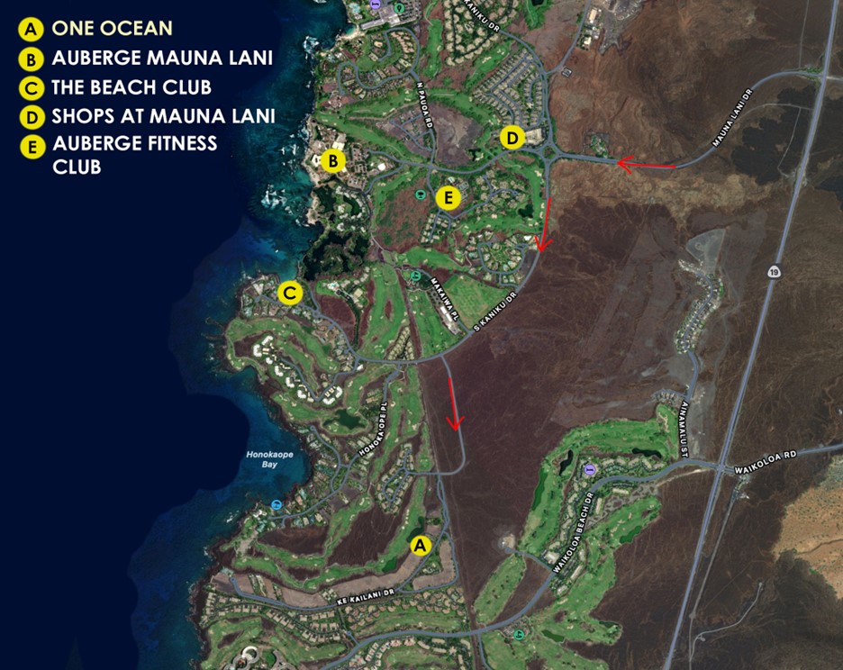 Kailani Estate at One Ocean at Mauna Lani CheckIn Directions & Maps South Kohala Management
